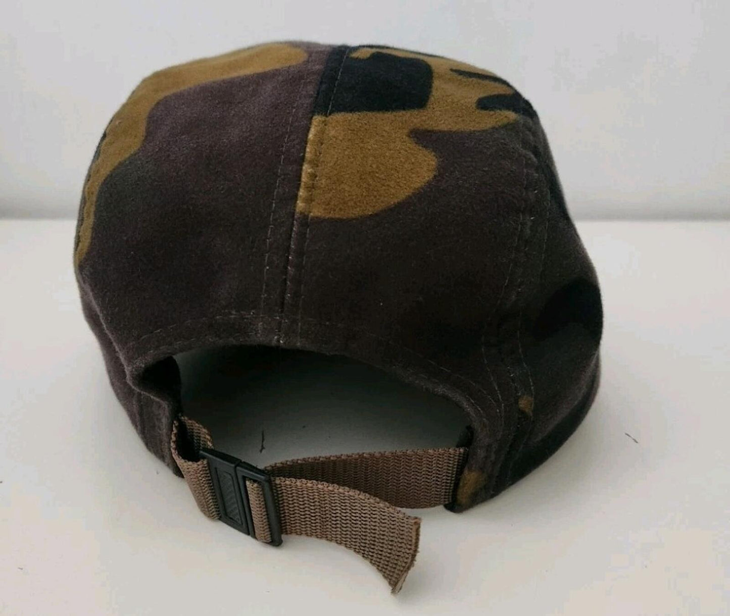 2004 Supreme Camo Camp Cap ETA Waterproof OG Vintage Hat Very Rare Camouflage