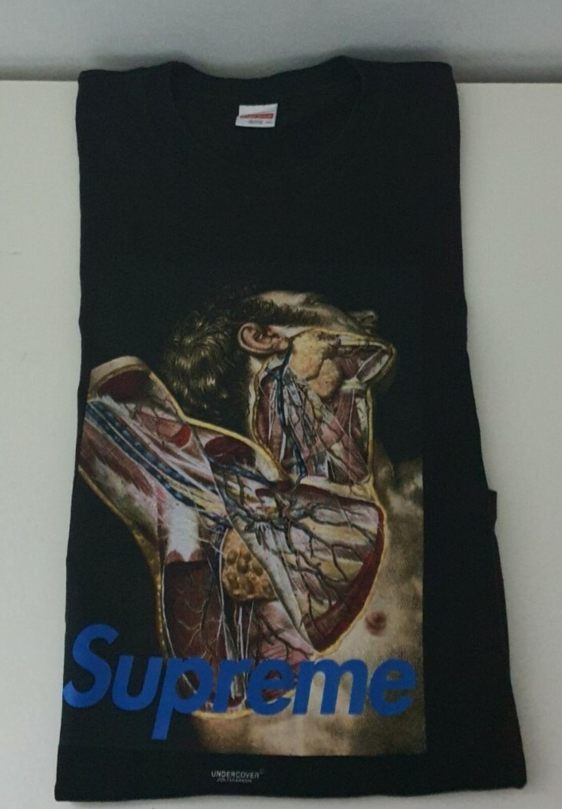 FW14 Supreme x Undercover Anatomy black Tee size XL T-shirt Vintage 2014 Rare