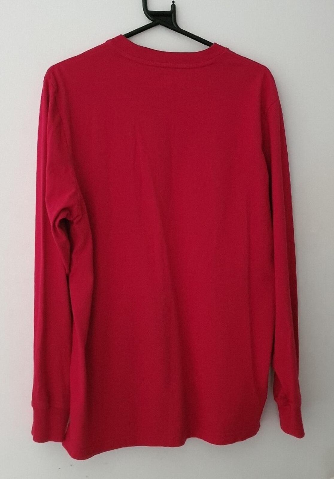 FW18 Supreme Crest L/S Top Medium Burgundy Long Sleeve Means Highest Embroidery