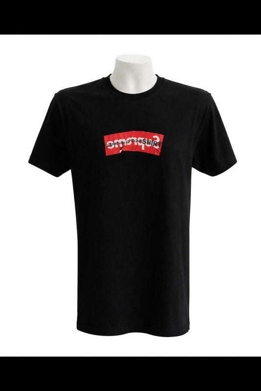SS17 Supreme CDG Comme Des Garçons Camiseta Box Logo Negra Talla M