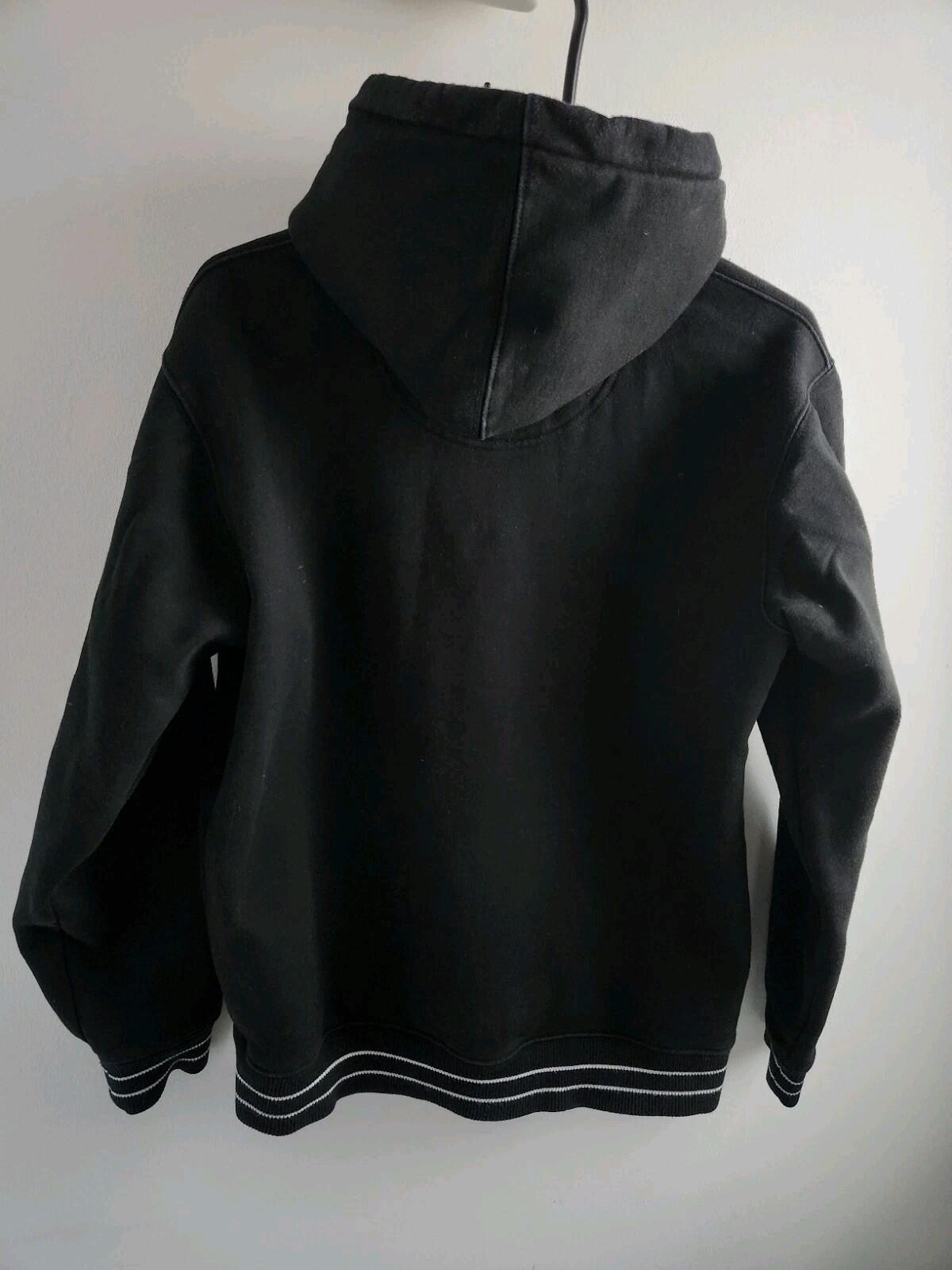 SS15 SUPREME x Champion sudadera con capucha negra talla L grande / M mediana Rara