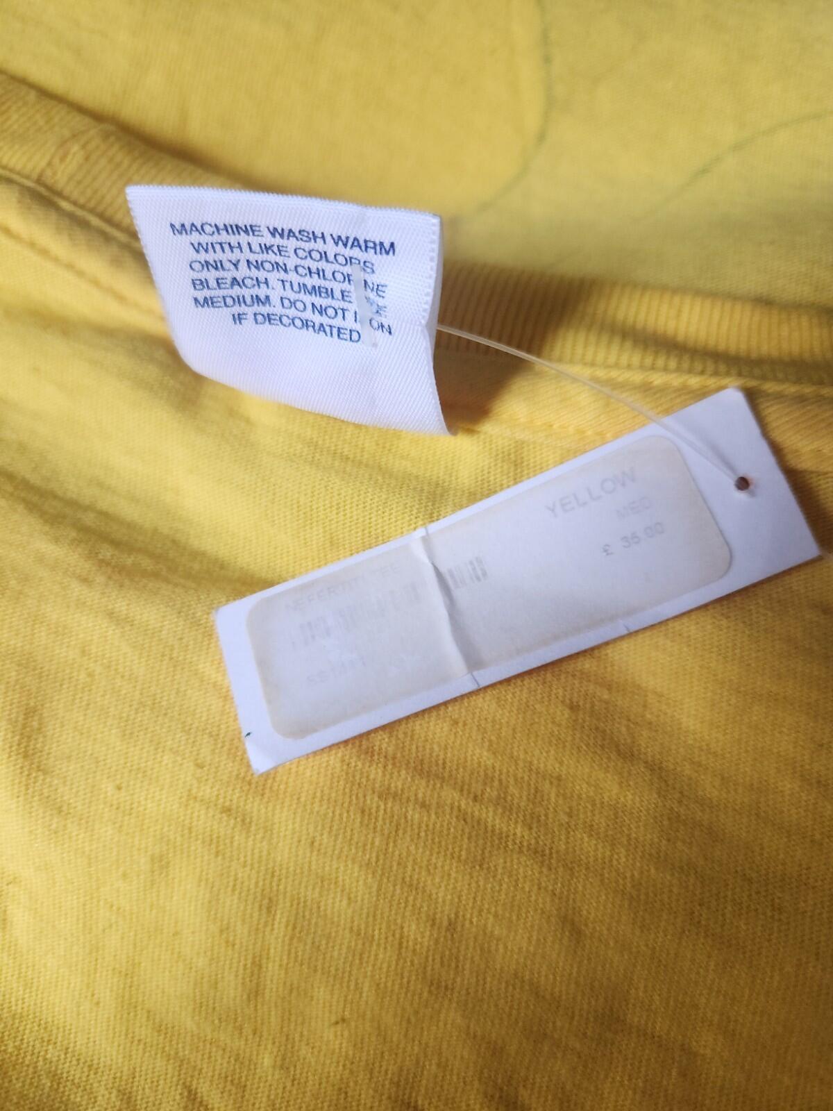 SS14 Supreme Nefertiti Tee Yellow Size M