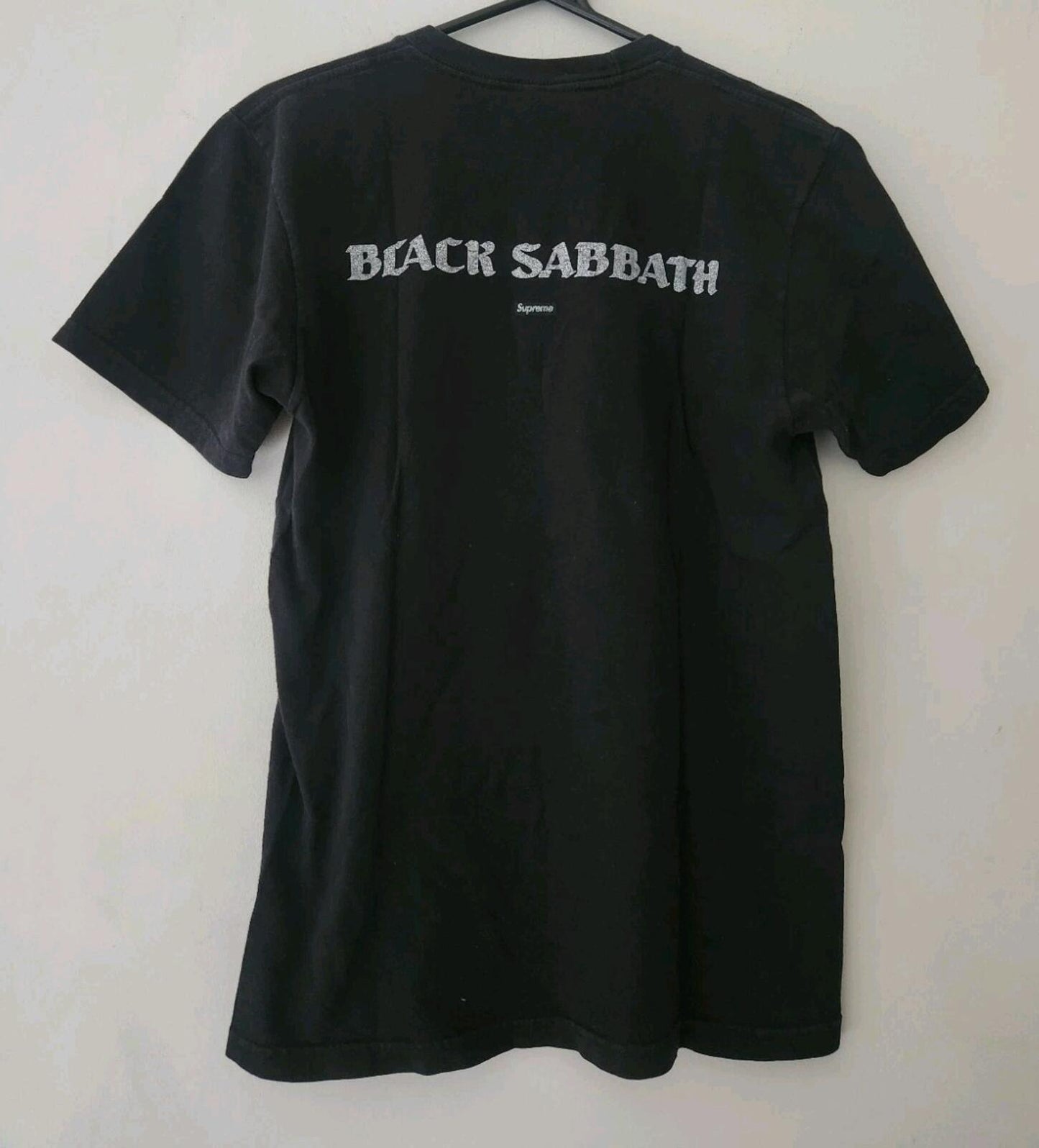 SS16 Supreme x Black Sabbath War Pigs Tee Black M Ozzy Osbourne