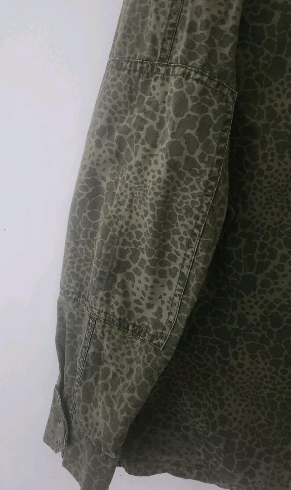 SS12 Supreme Field Jacket Giraffe Camo Vintage Rare Shirt 2012 Size L Large