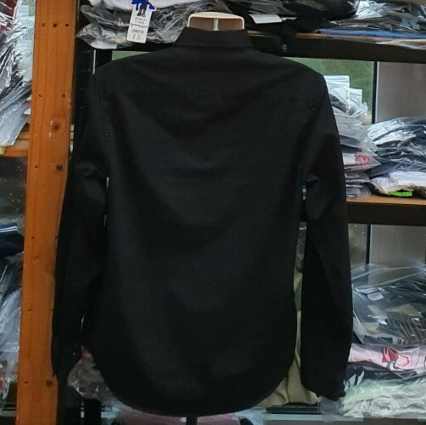 SS19 Supreme Racing Logo Work Shirt Black Size M