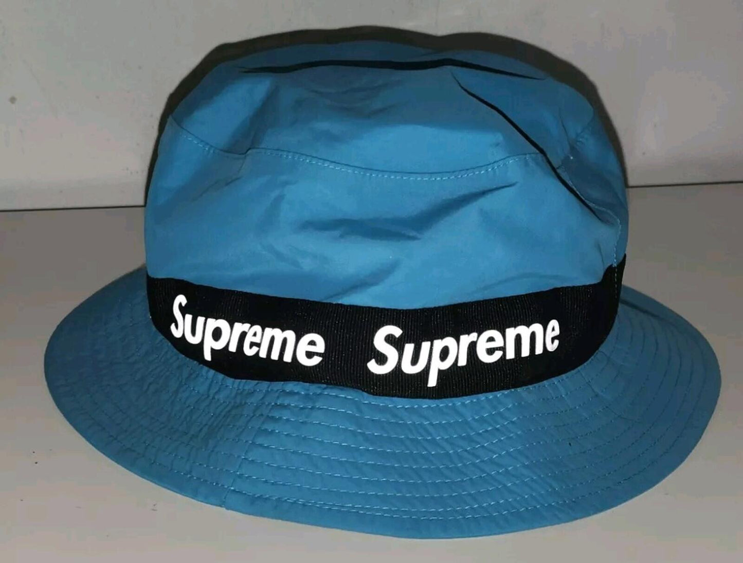 FW17 Supreme Taped Seam Crusher Hat Teal Size S/M