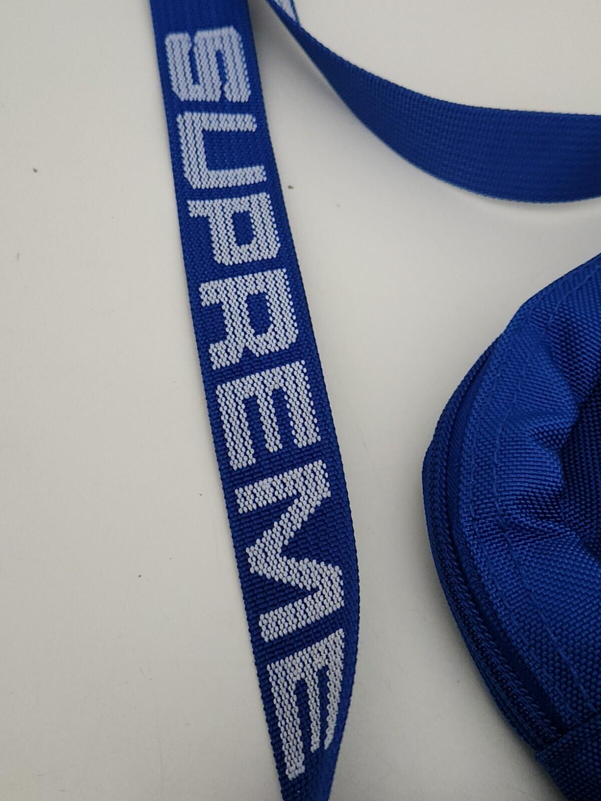 SS18 Supreme shoulder bag royal Cordura Fabric blue