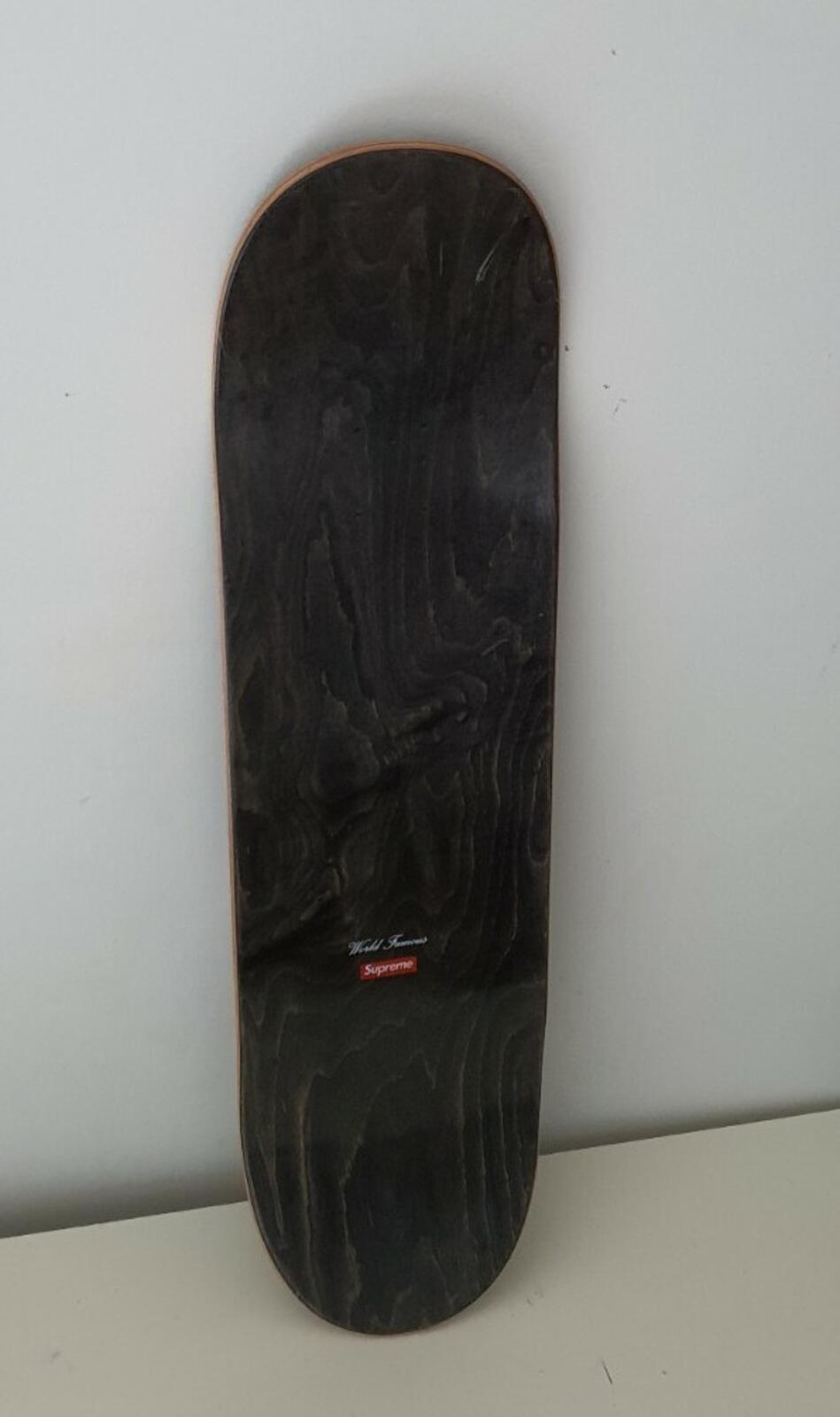SS17 Supreme Flowers black Skateboard deck size 8.375" Skate Accessory