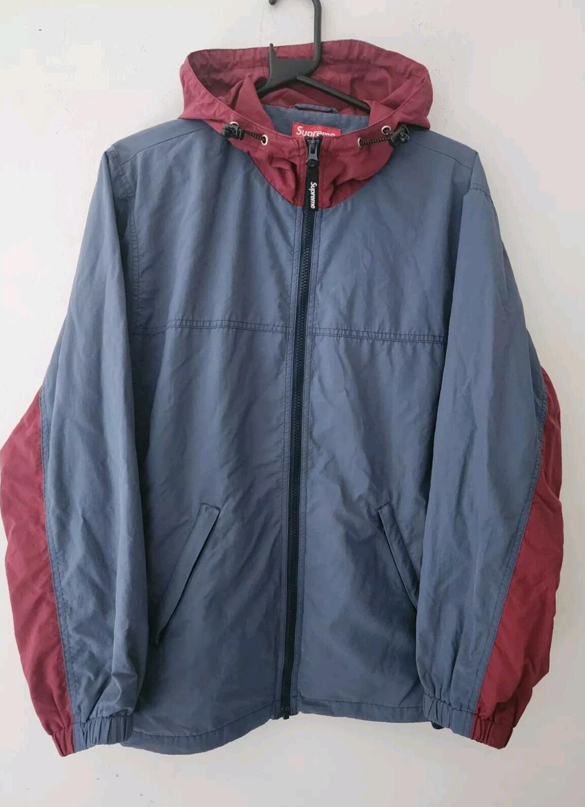 HW18 Supreme 2-Tone Zip Up Jacket M mittel Navy Wasserabweisend Reflektierend
