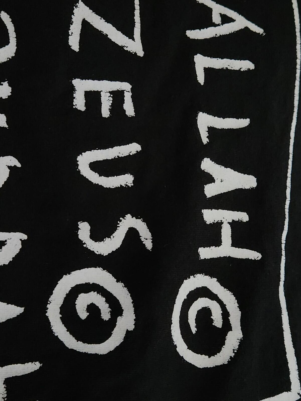 FW13 Supreme Jean Michel Basquiat Black L/S tee T-shirt XL vintage 2013 Rare