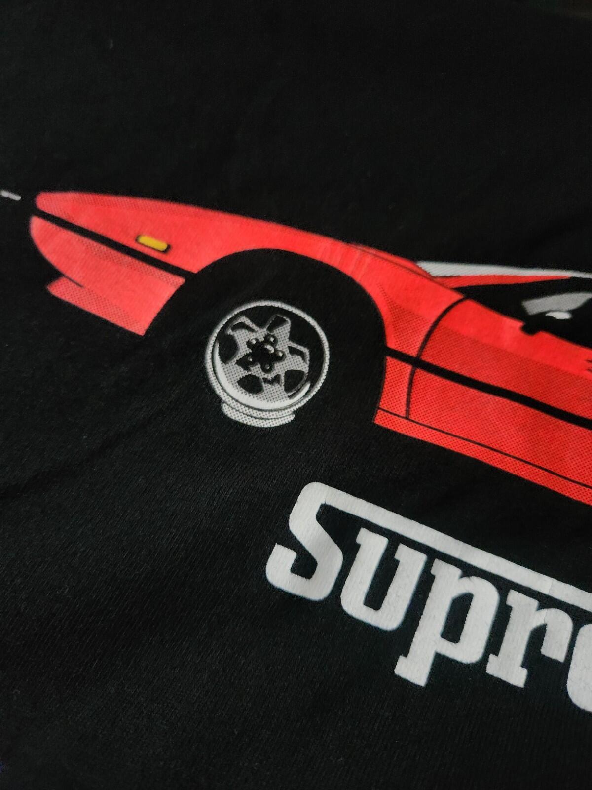 SS13 Supreme GT Tee size M medium black T-shirt 2013 Vintage red Ferrari Car