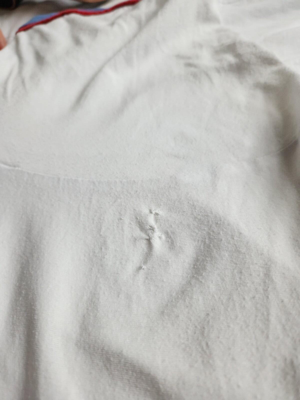 SS18 Supreme Piping Ringer Tee size XL white T-shirt