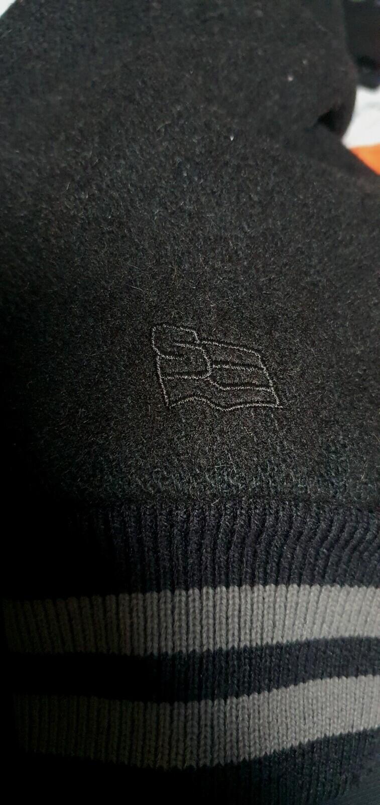 FW05 Supreme Empire State Wool Varsity Jacket Black Size L