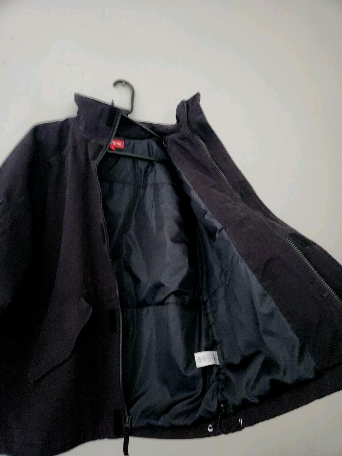 HW22 Supreme Brushed Twill Zip Jacke Größe S Klein Schwarz Twill Utility Herren
