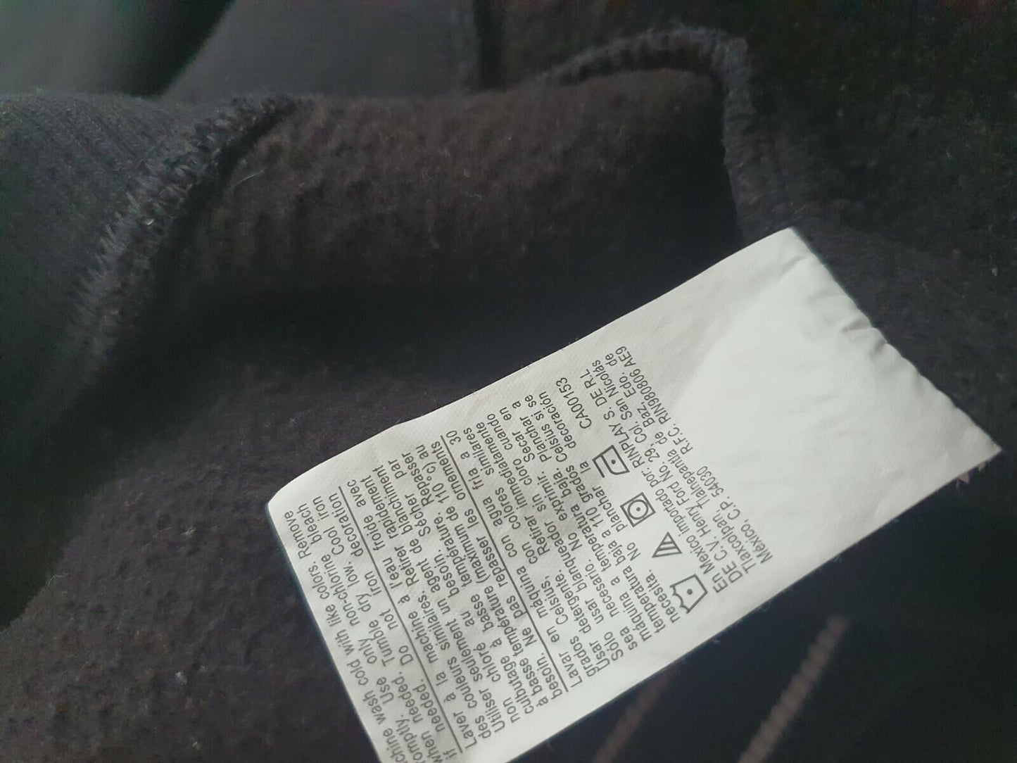 SS15 SUPREME x Champion sudadera con capucha negra talla L grande / M mediana Rara