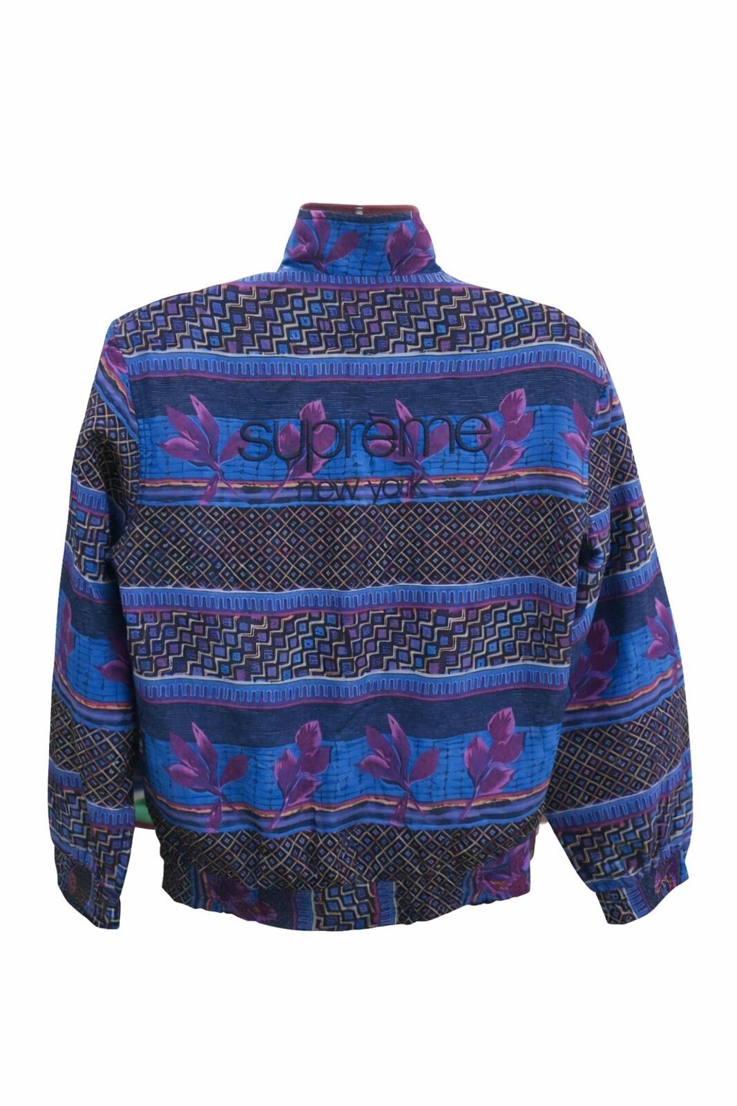 FW15 Supreme Silk bomber jacket size S small Rare Coat Flowers