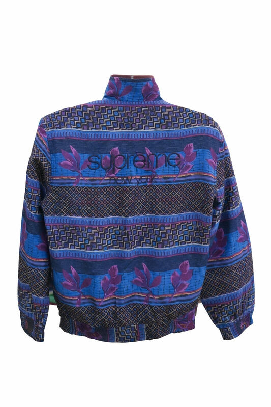 FW15 Supreme Chaqueta bómber de seda talla S pequeña Abrigo de flores raro