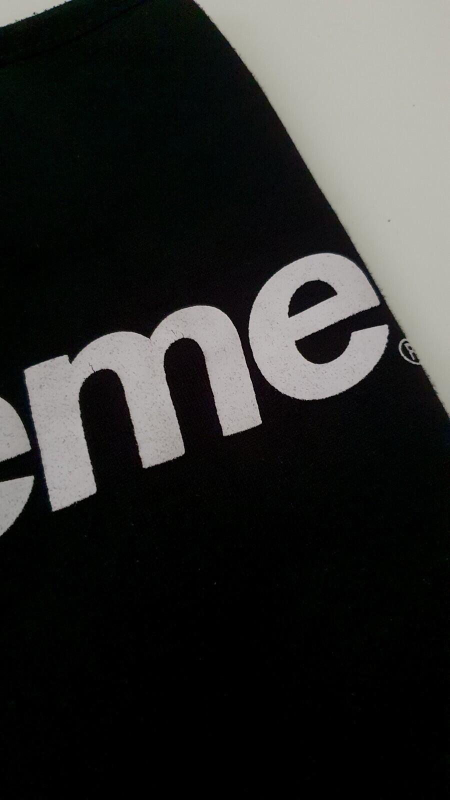 FW15 Supreme fleece neck gaiter black neck warmer Accessory Rare
