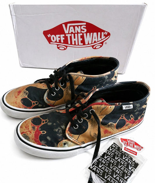 FW17 Supreme Vans Andres Serrano Blood and Semen Chukka UK 10 US 11 EUR 44.5