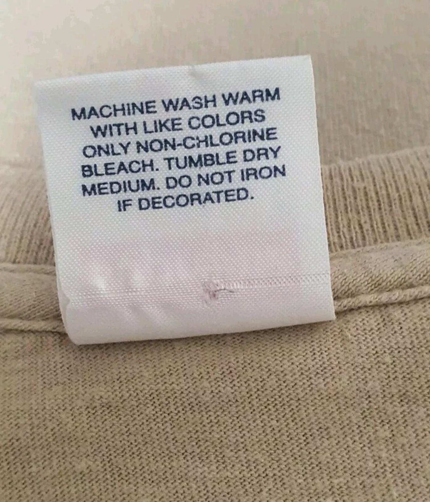 FW15 Supreme Crybaby Blue tee size XL Tan T-shirt Rare