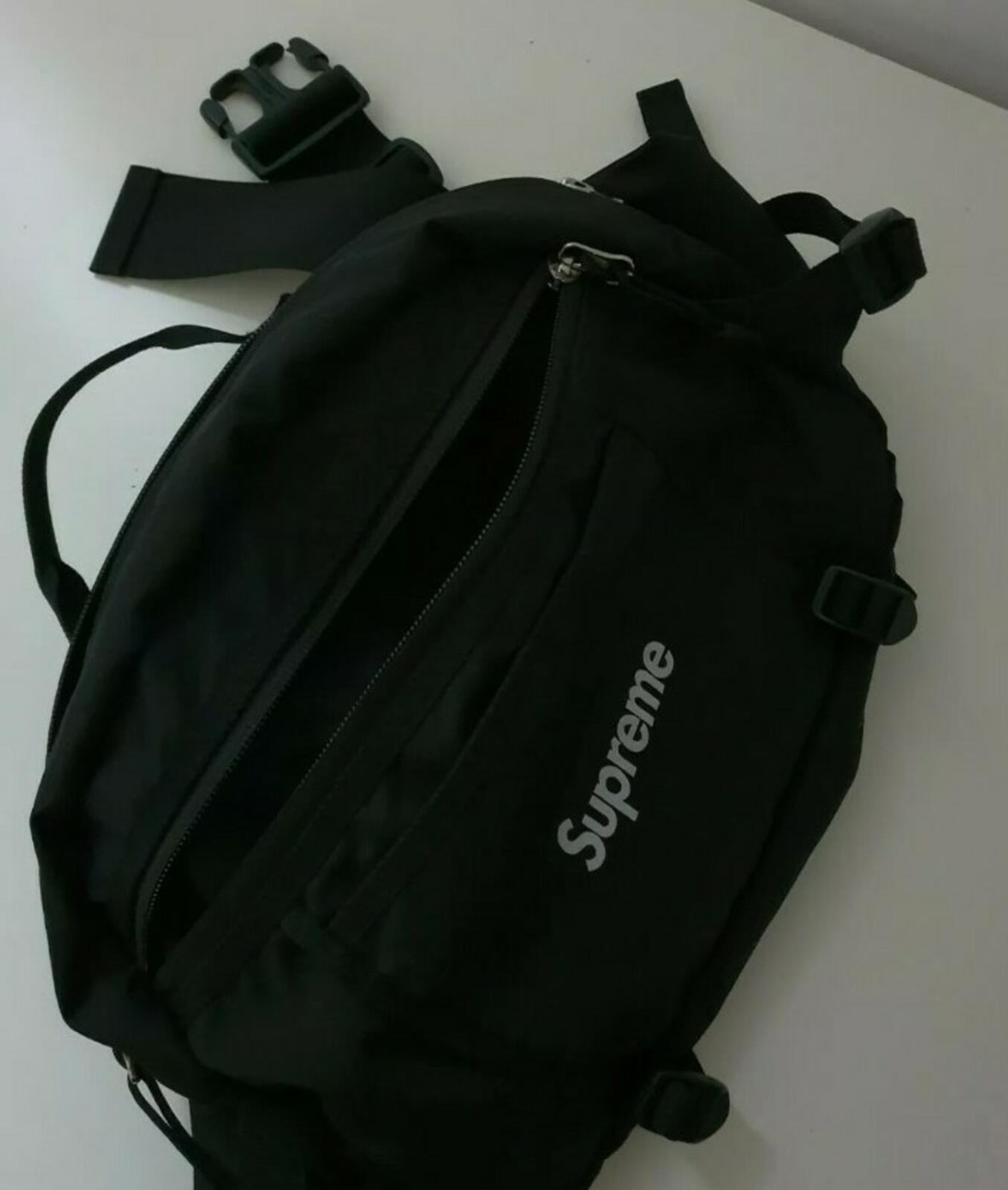 SS16 Supreme Shoulder Bag Waist Black