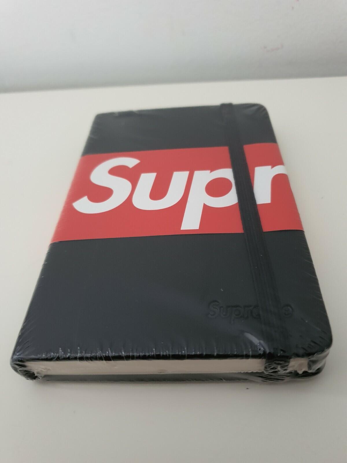 SS10 Supreme black notebook note pad book diaries A6 Vintage rare new Accessory