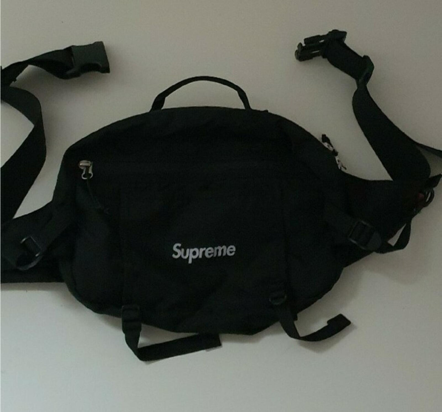 SS16 Supreme Shoulder Bag Waist Black