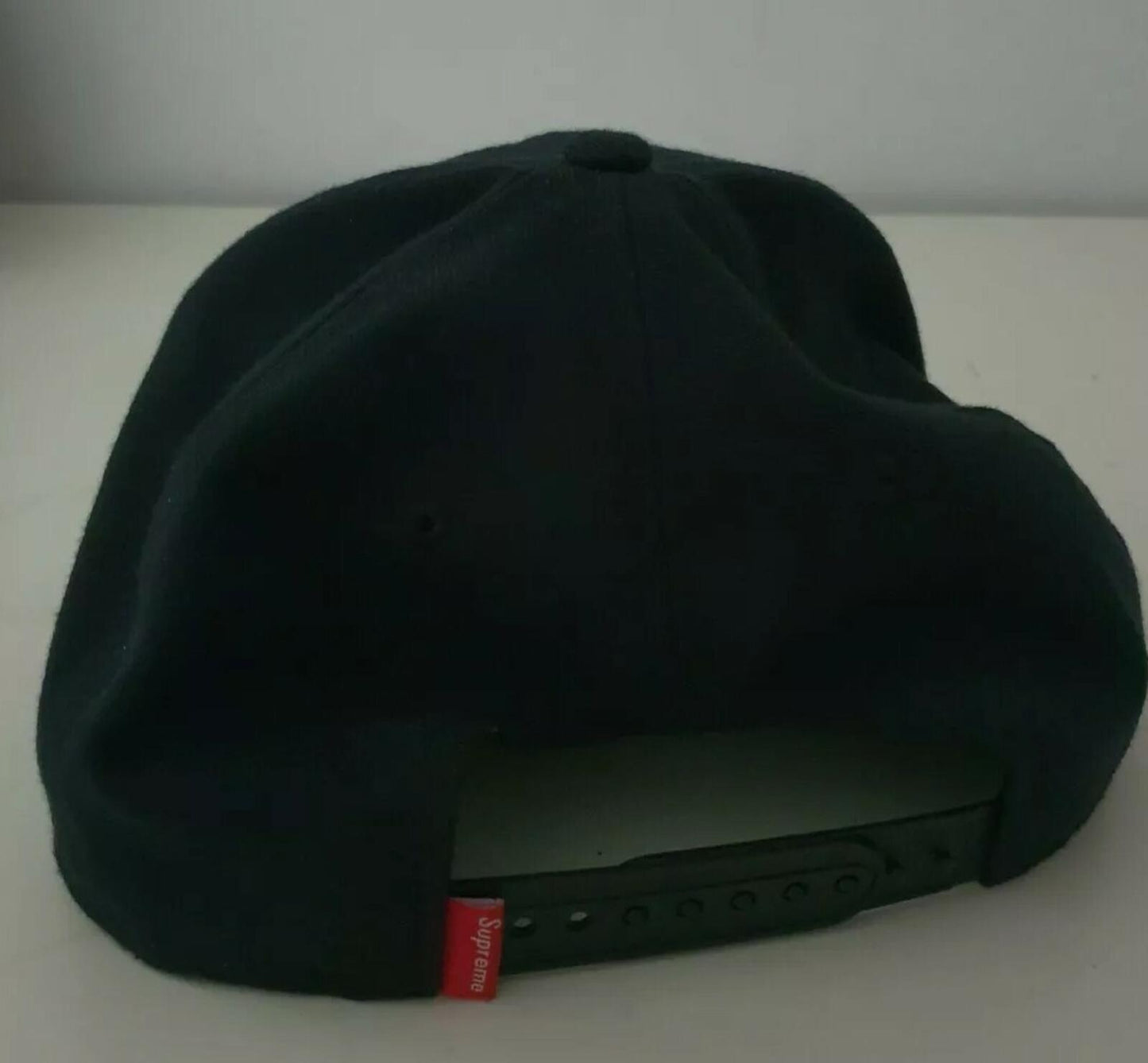 FW15 Supreme x Jordan black 6-Panel cap Jumpman hat Rare