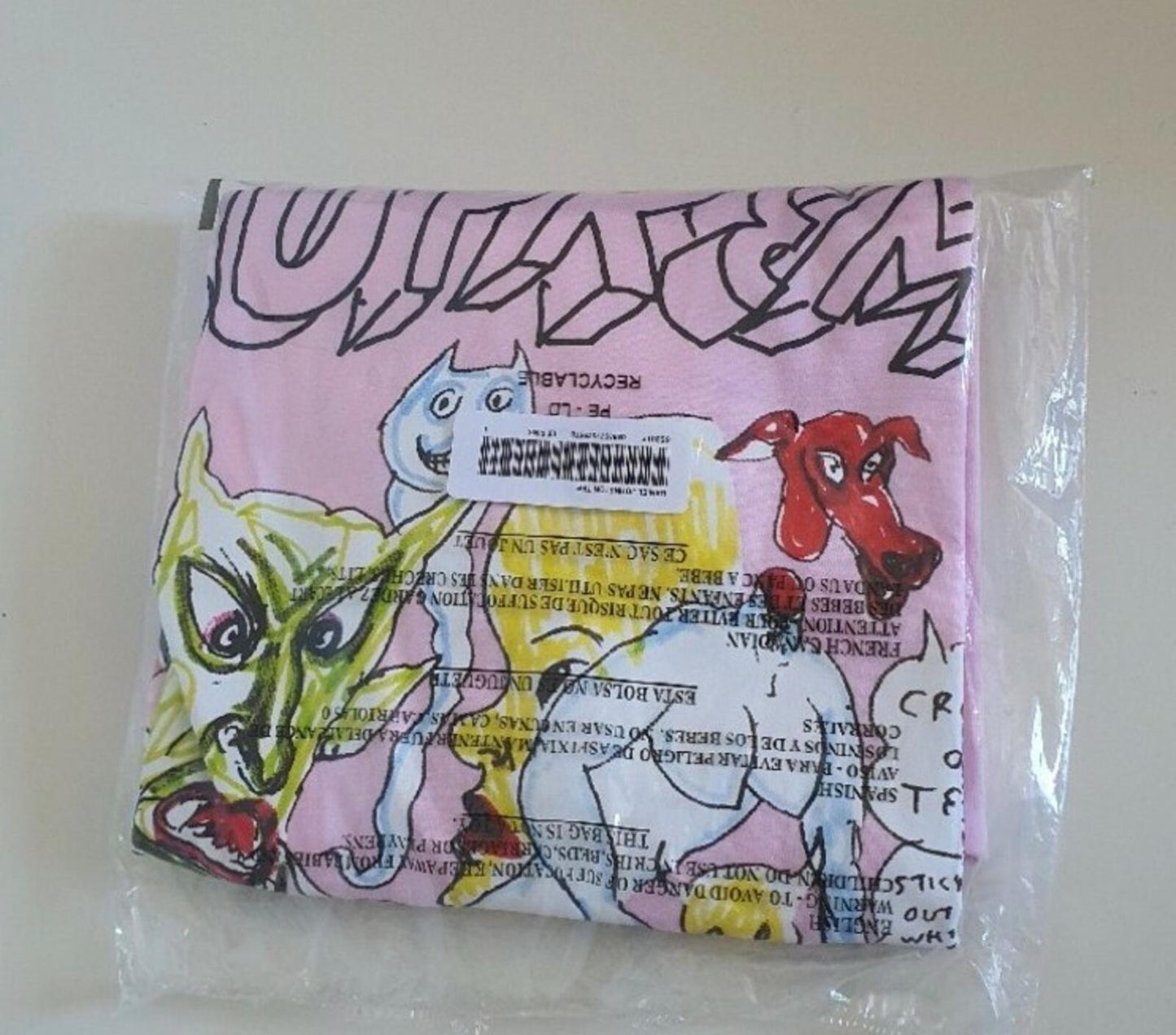 SS20 Supreme x Daniel Johnston tee Light pink T-shirt L large New and unopened
