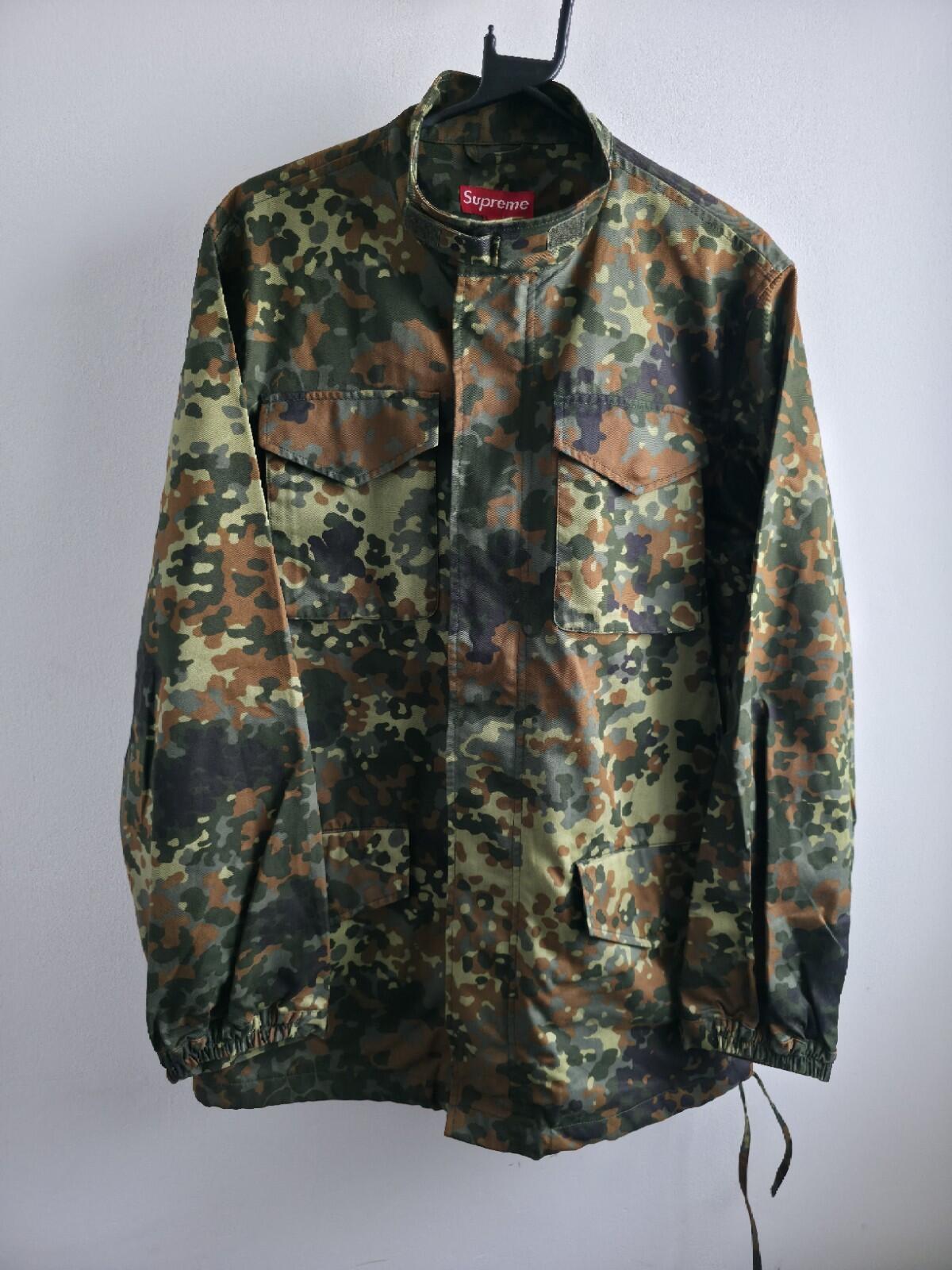 2001 Supreme M65 Jacke Deutsches Flecktarn Camo Größe L