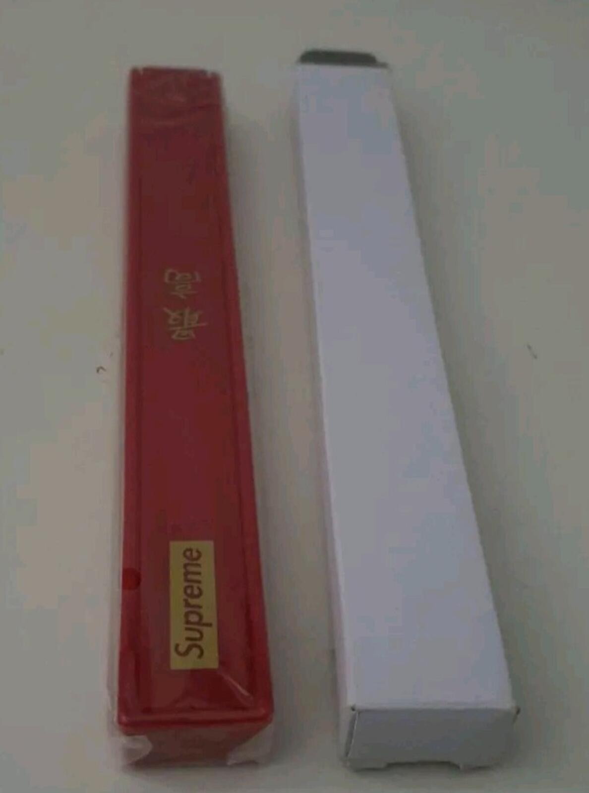 FW17 Supreme Enamel chopsticks and box Red Accessory New Chinese Asian