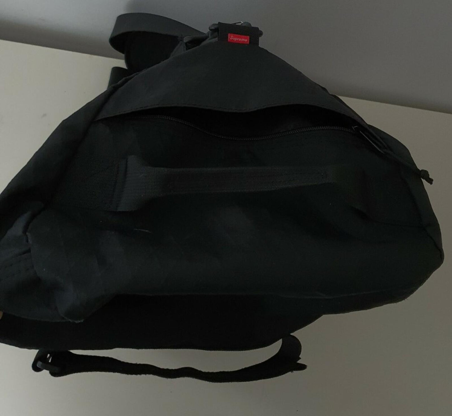FW18 Supreme Duffle bag Water and Abrasion resistant 3M reflective logo Black