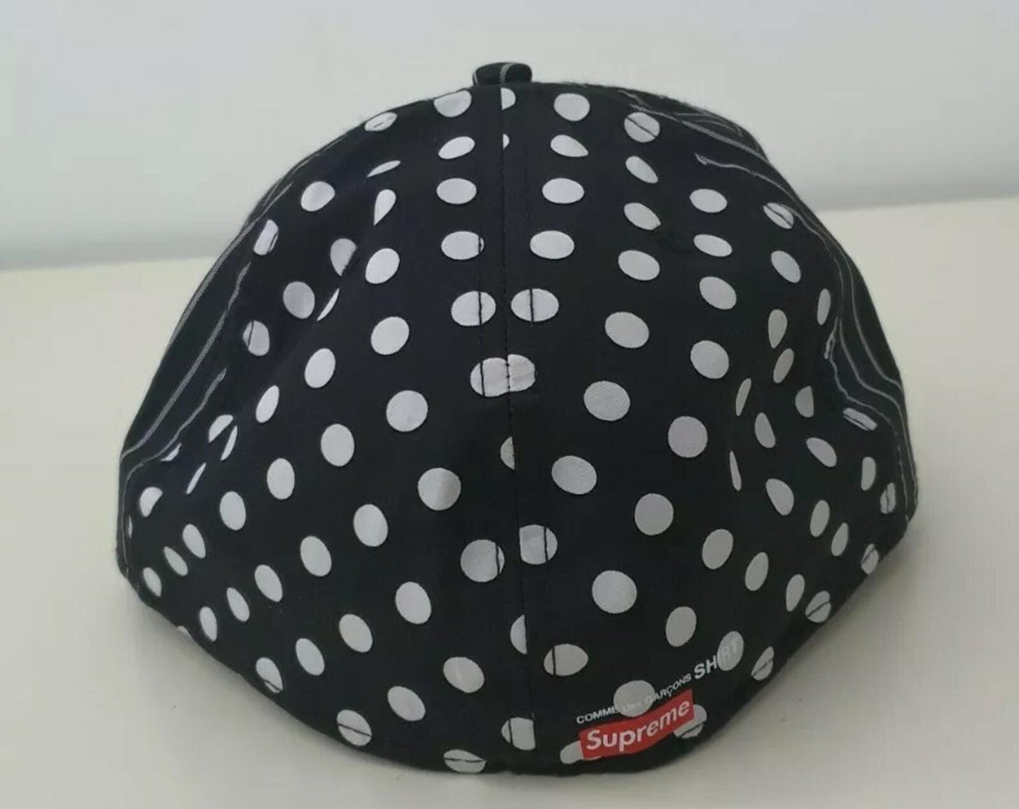 SS14 Supreme Comme Des Garcons New Era black cap hat 7 5/8