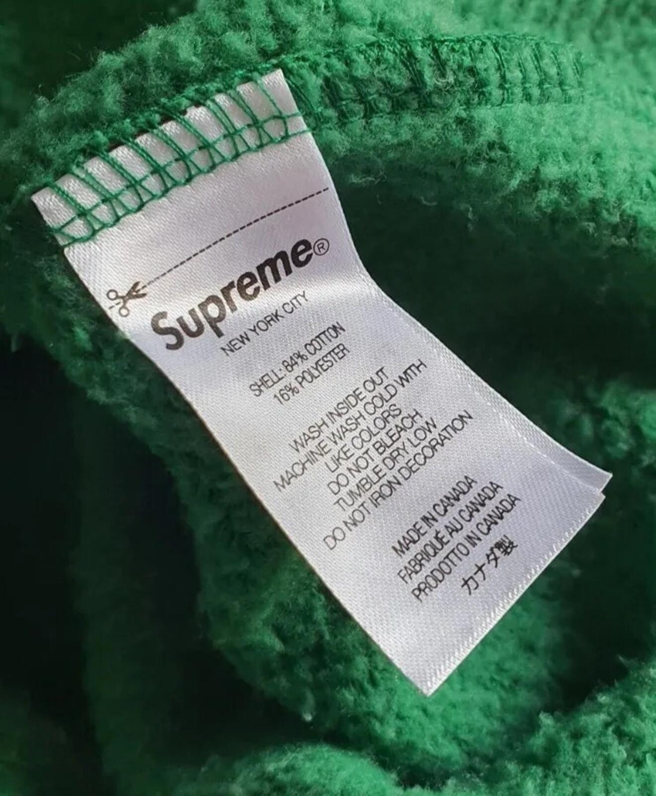 SS23 Supreme Fiend Kapuzenpullover S klein Grüner Hoodie Artwork von Weirdo Dave