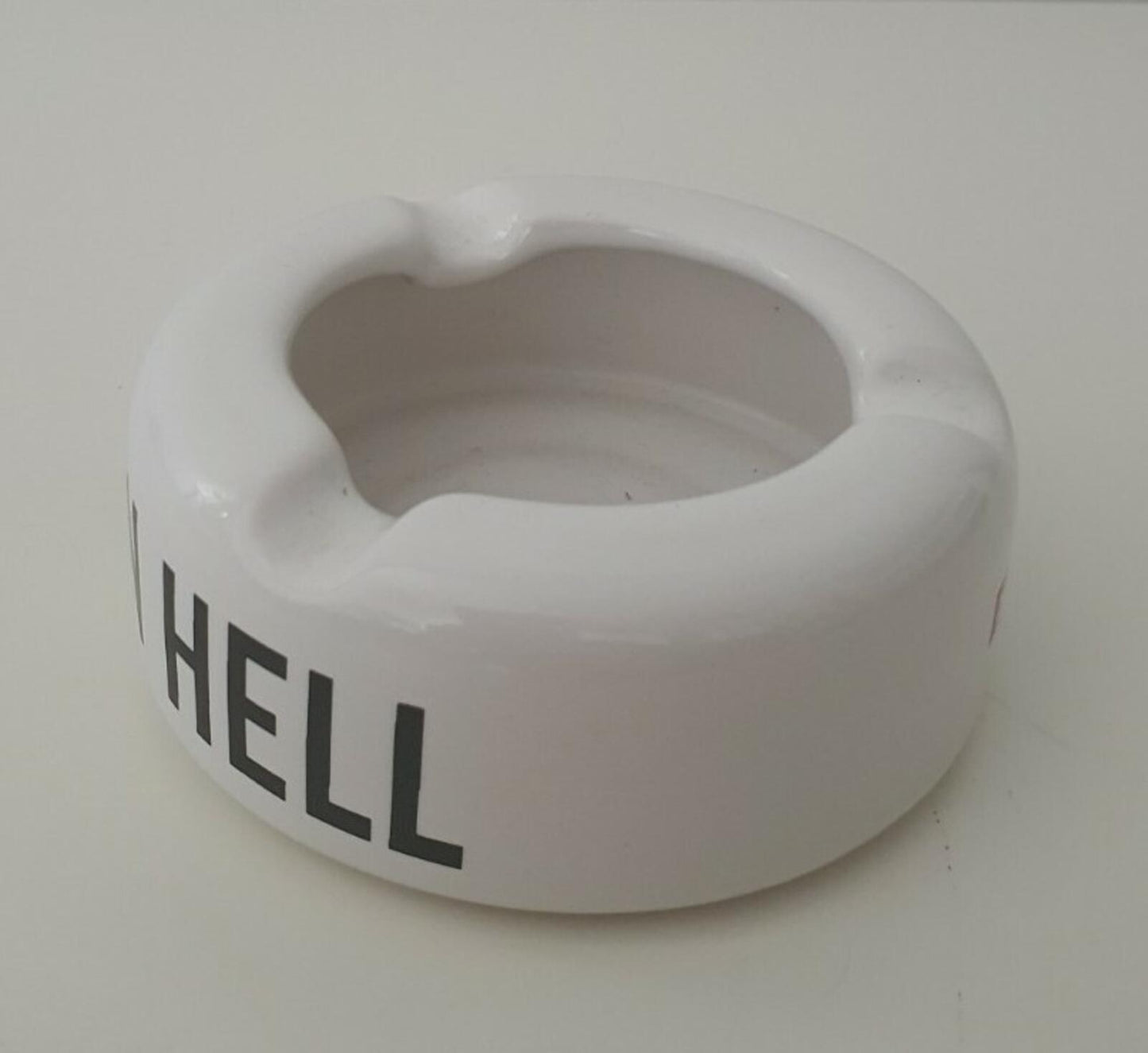 FW11 Supreme Cenicero See You In Hell Cerámica Blanca