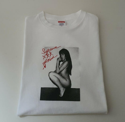 FW09 Supreme x Rosa Acosta camiseta M mediana blanca camiseta Terry Richardson muy rara