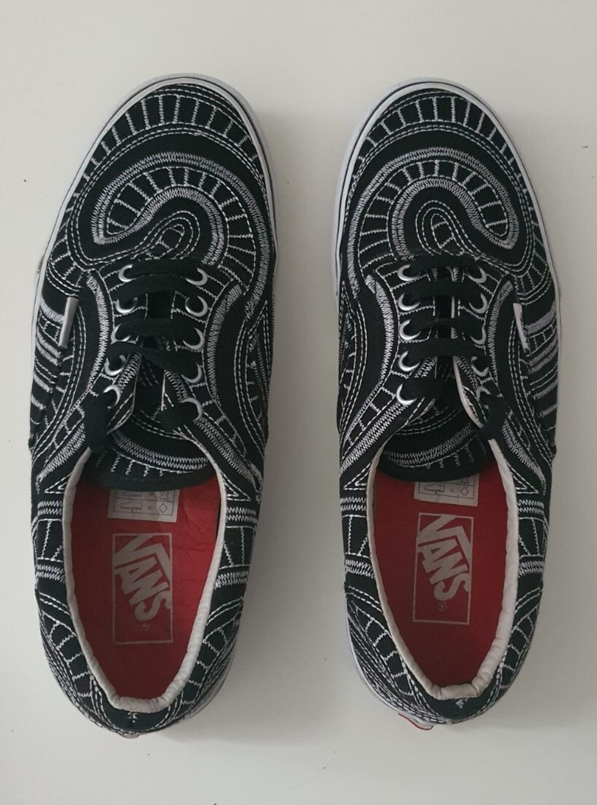 SS14 Supreme x Vans Era Spiral US 10 UK 9 EUR 43 Black Trainers Vintage Shoes