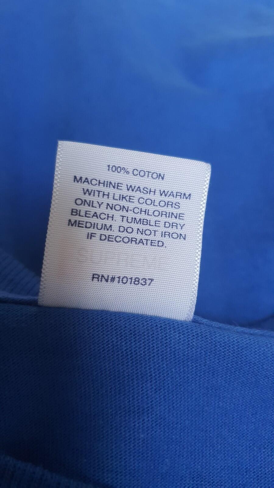 SS18 Supreme Mona Lisa tee royal T-shirt size XL blue