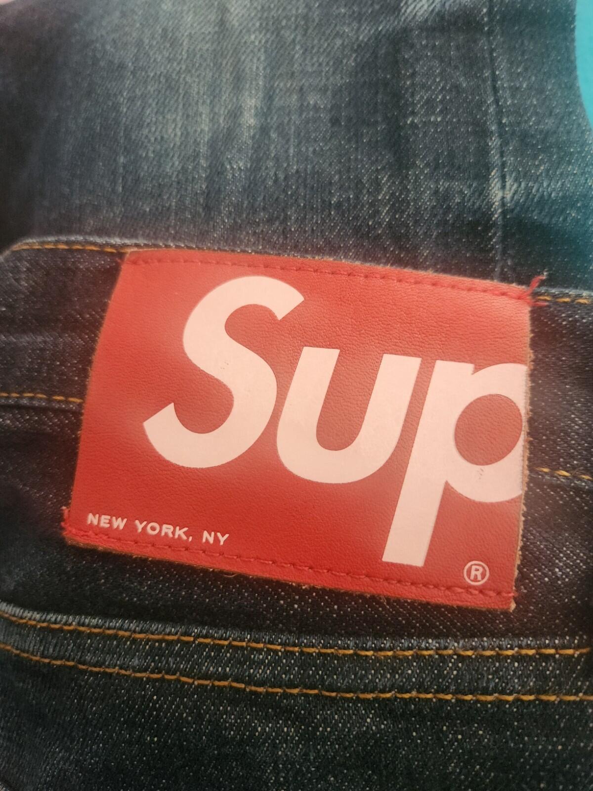 Supreme Denim Slim Jeans Blue Size 30 W30 L27 ALTERED