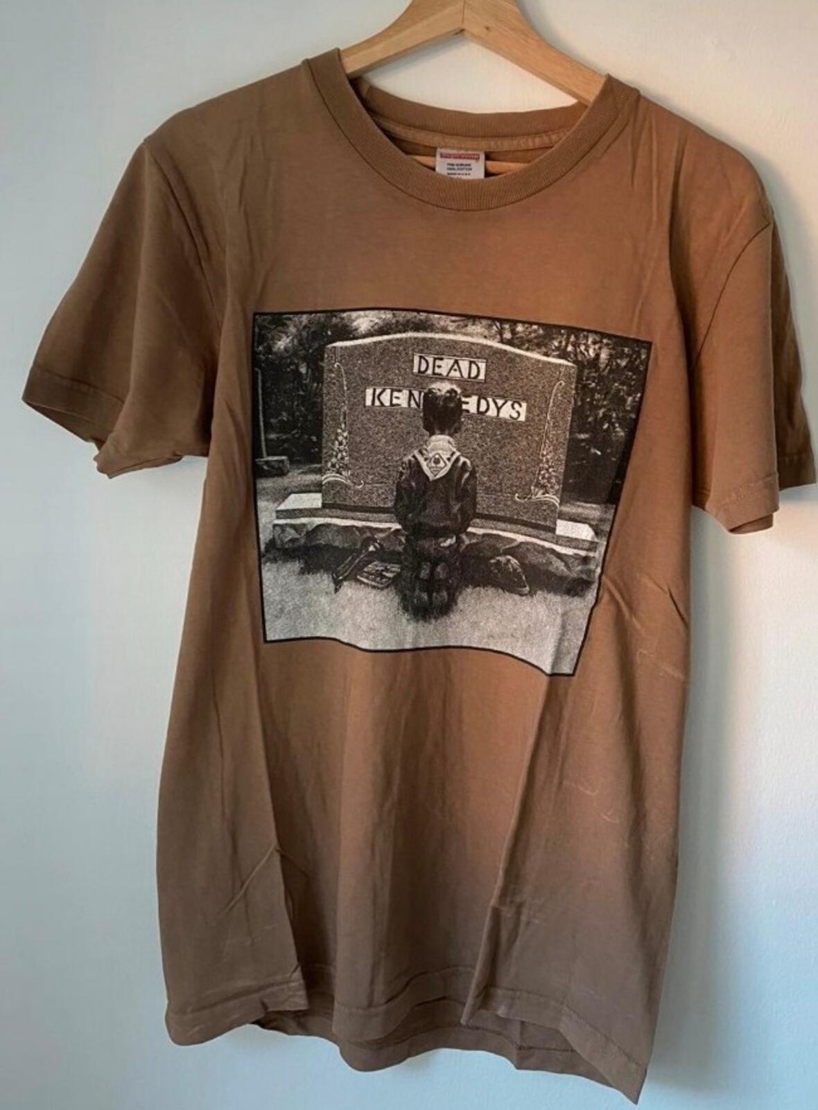SS14 Supreme x Dead Kennedys Tee DYED in Brown Size M
