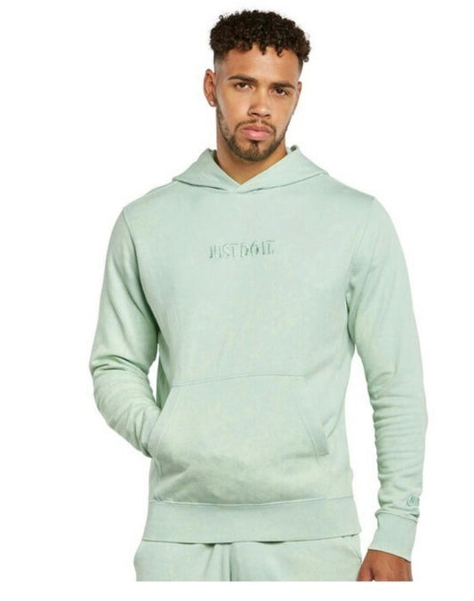 Sudadera con capucha verde NIKE Just do it talla XS, nueva, estilo Pullover