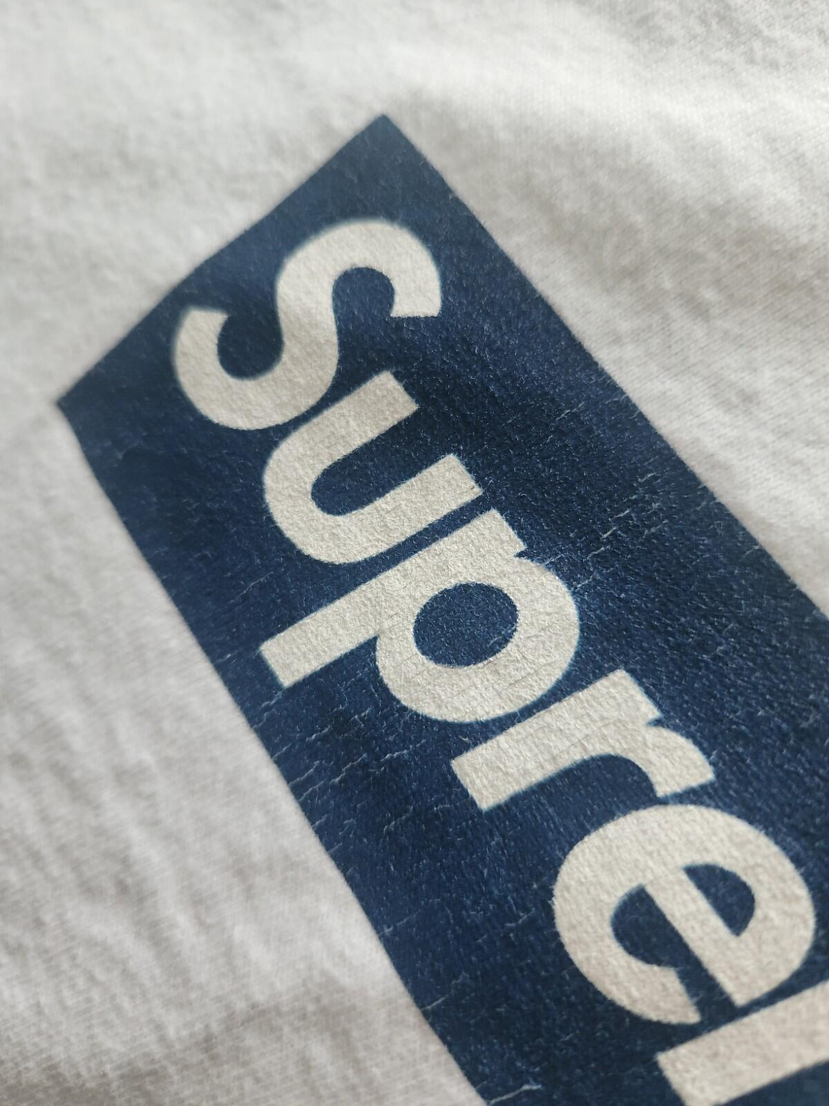 SS15 Supreme New York Yankees Box Logo white tee size M Medium T-shirt Baseball