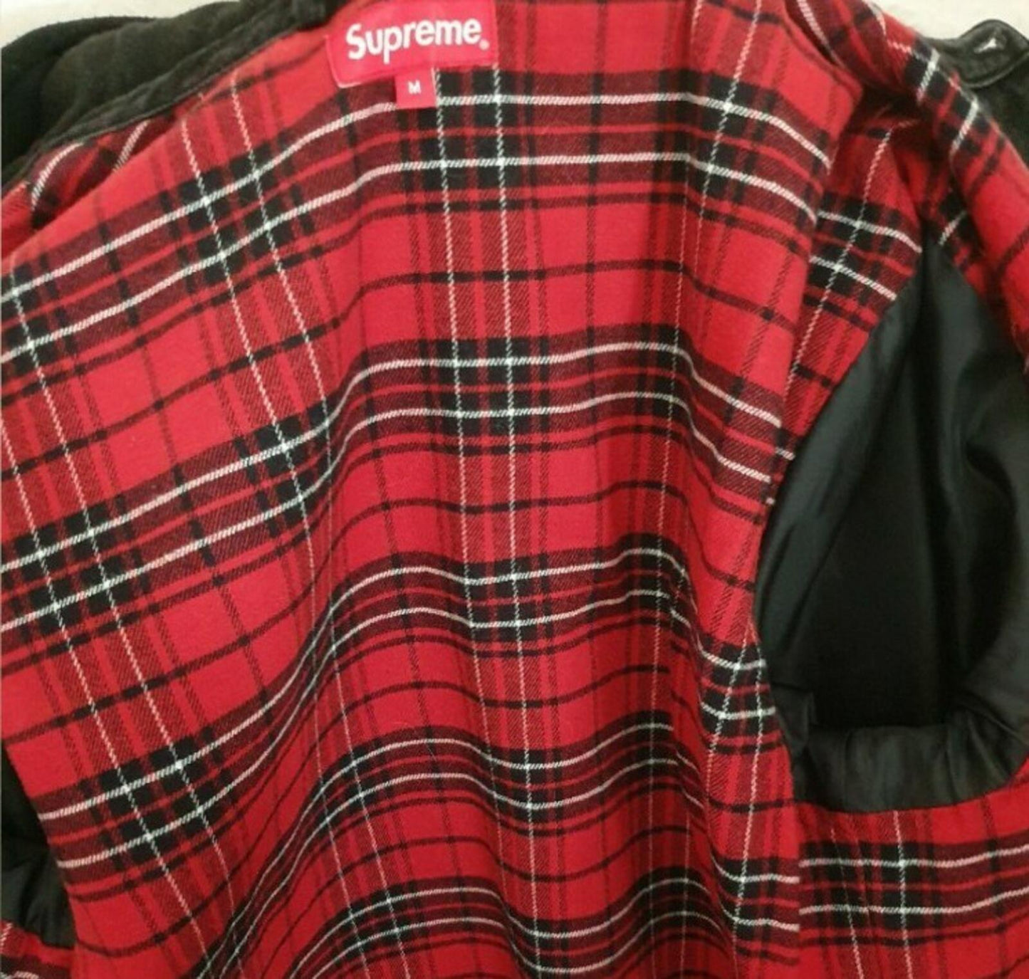 FW17 Supreme Hooded Chore Coat Black Size M