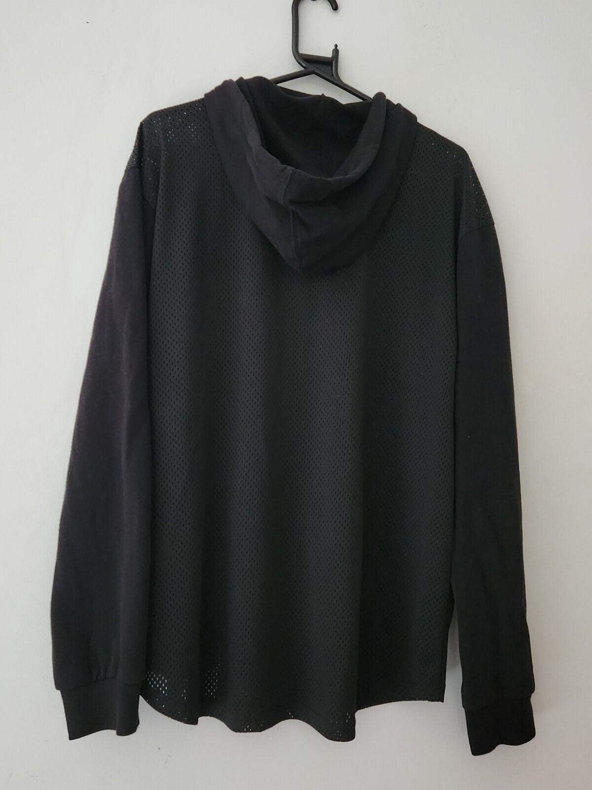 SS20 Supreme Hooded L/S Baseball Jersey size L Large black Top