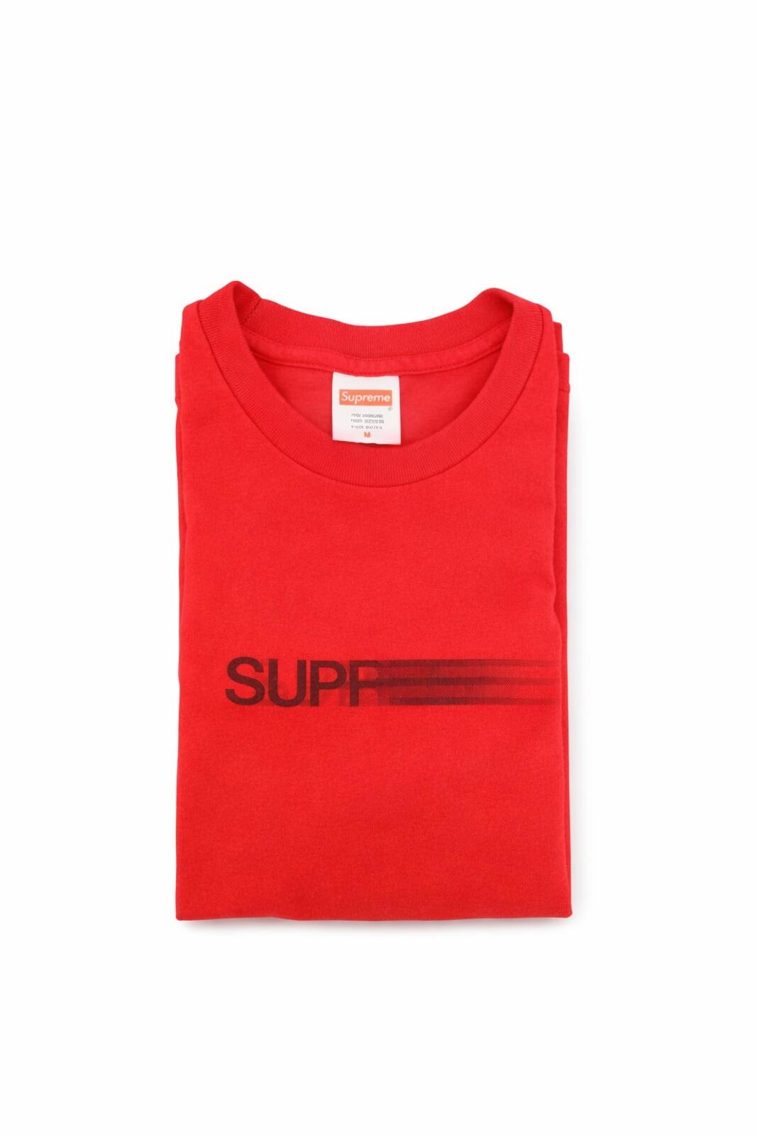 SS16 Supreme Motion Tee Red Size M