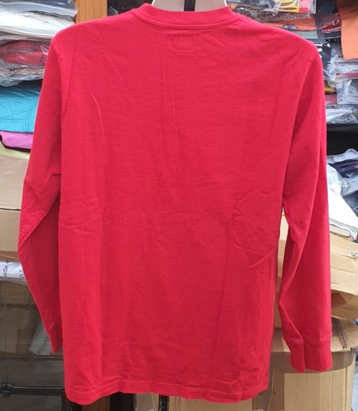 FW19 Supreme L/S Pocket Tee Red Size L