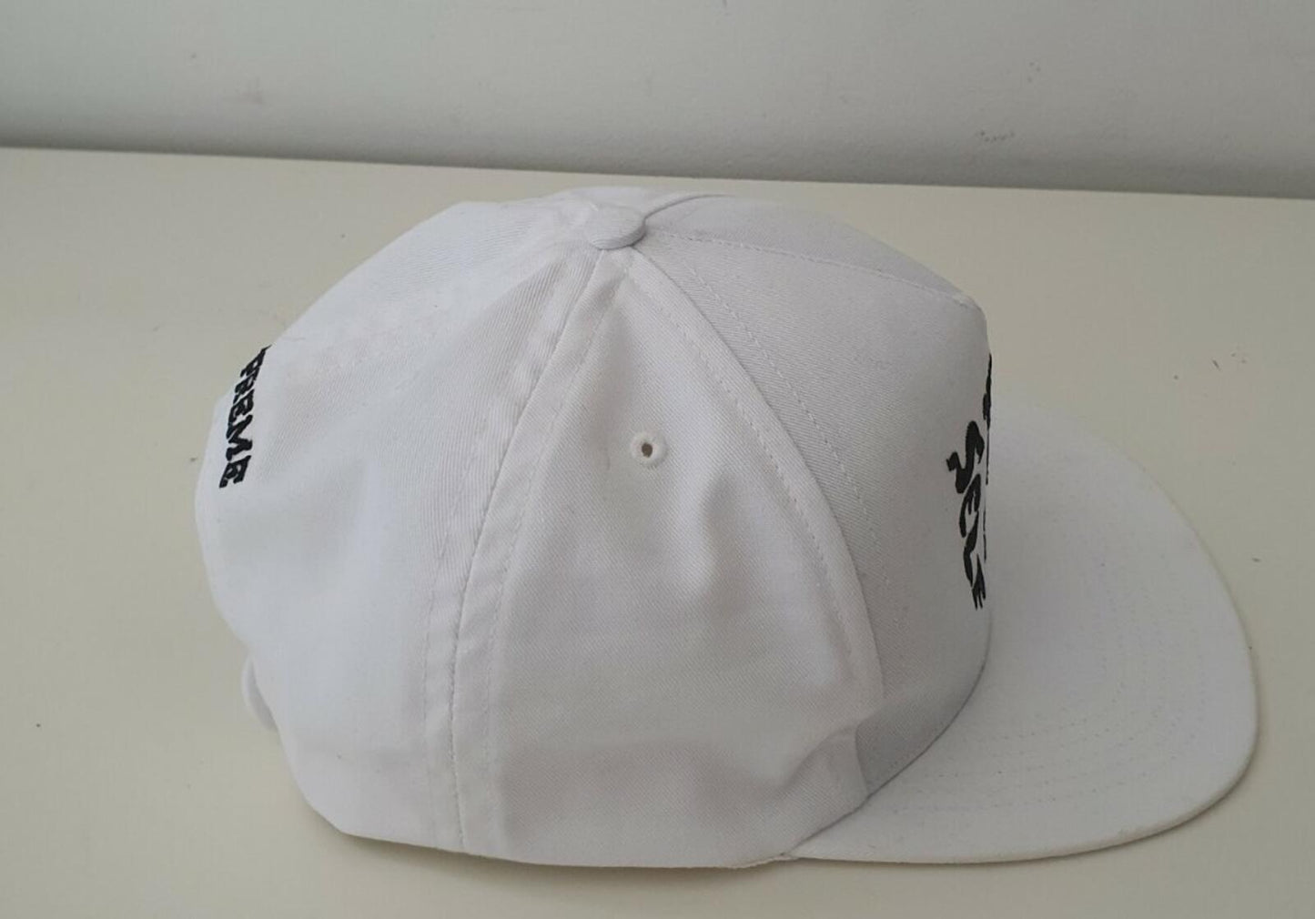 SS17 Supreme Go Fuc k Yourself 5-panel Cap White
