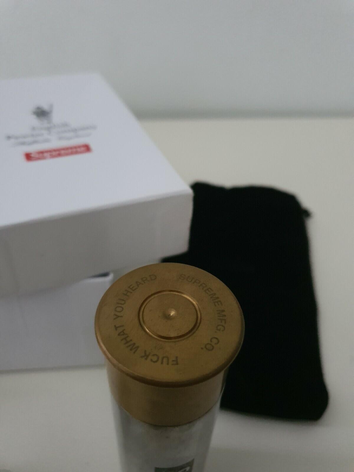 SS18 Supreme x English Pewter Company Cartridge Bullet Flask Metal