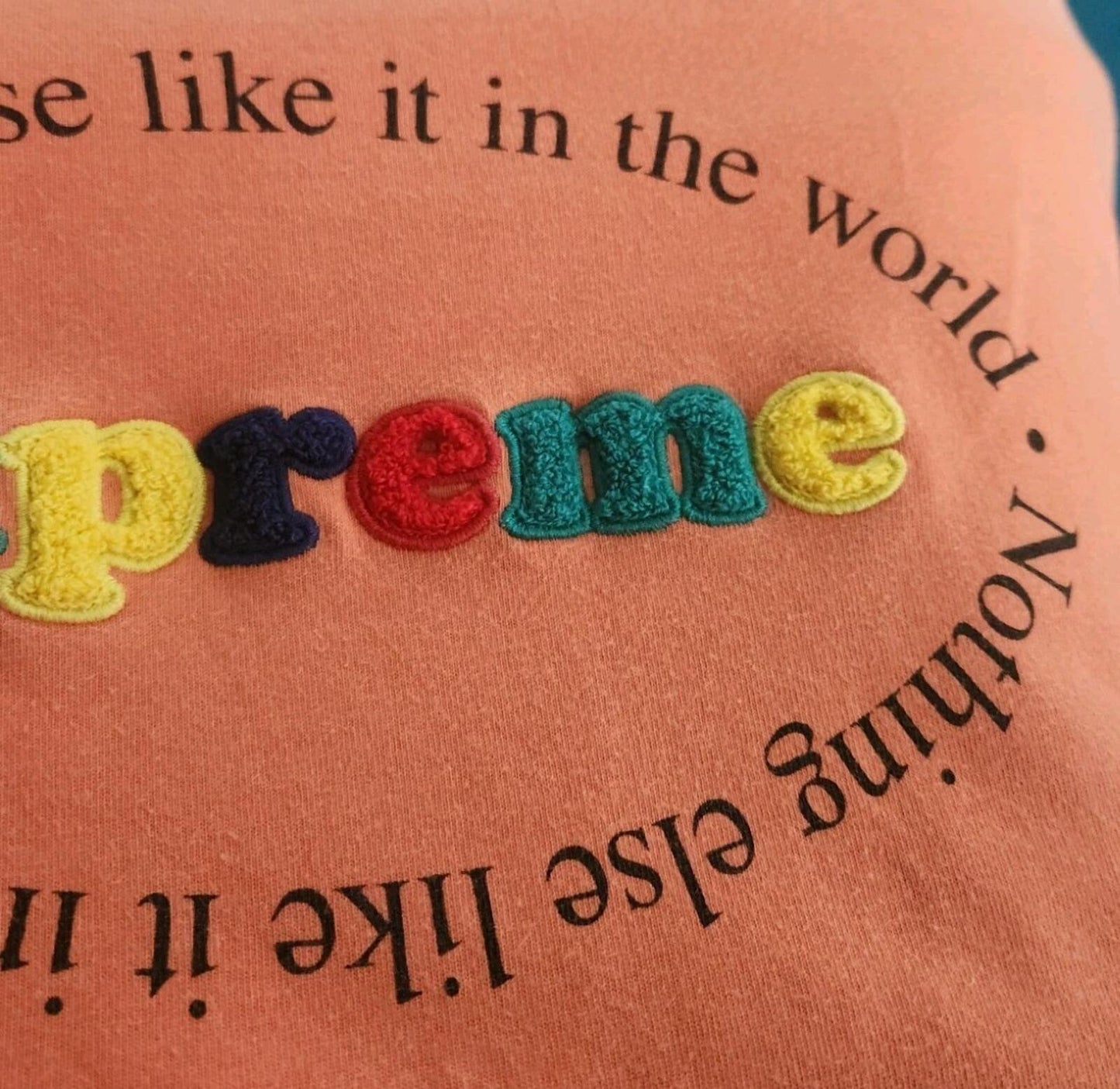 SS20 Supreme Nothing Else S/S top Orange Tee Size M