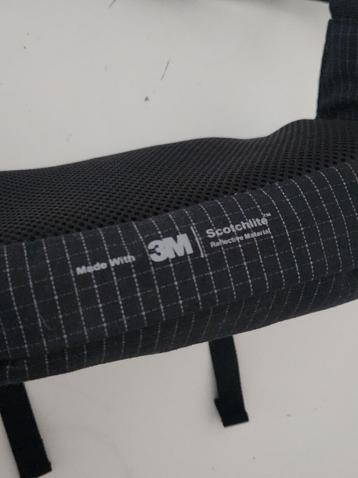 SS24 Supreme waist bag Water resistant Reflective Black Shoulder 3L